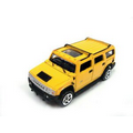 Yellow H2 Hummer Die Cast Mini Vehicle